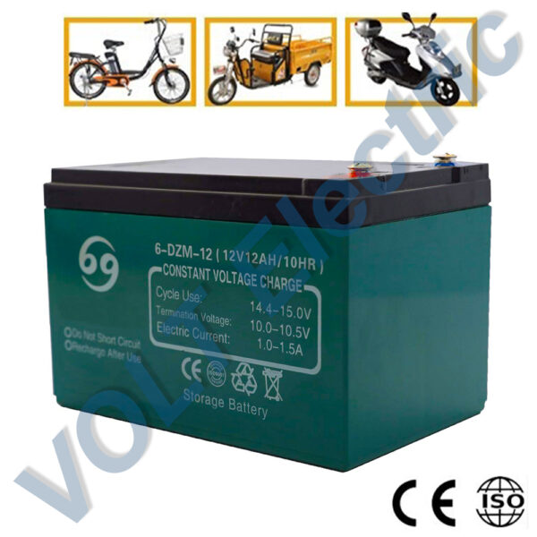 Акумулаторни батерии за електрически триколки и скутери, 6 dzf 12, 12v / 12ah
