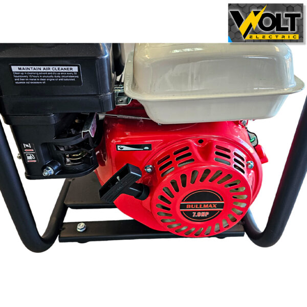 Бензинова водна помпа bullmax wp80, 3 цола, за поливане и отводняване, 7hp, 1000л/мин