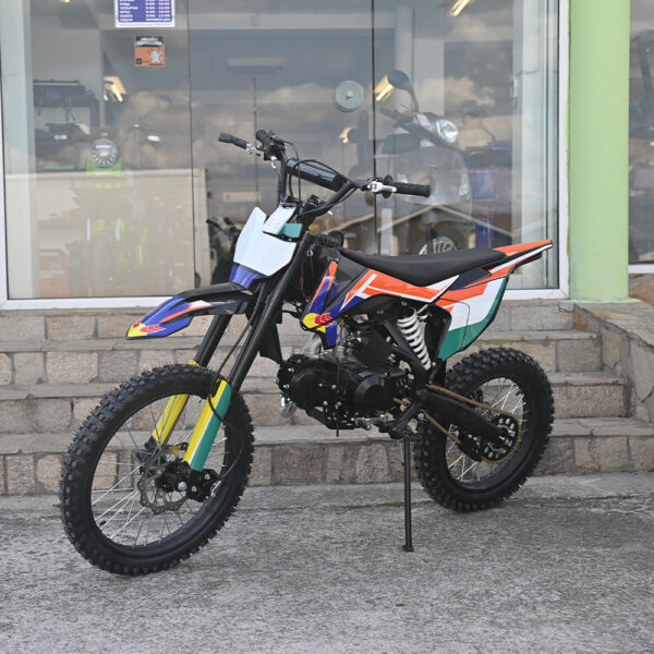 kросов мотор 125 кубика, четиритактов, 19" предна гума, 85км/ч, 7kw, ip54, оранжев