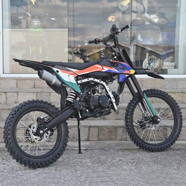 kросов мотор 125 кубика, четиритактов, 19" предна гума, 85км/ч, 7kw, ip54, оранжев