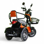Двуместна електрическа триколка max motors pudding 1800w, ce сертификат