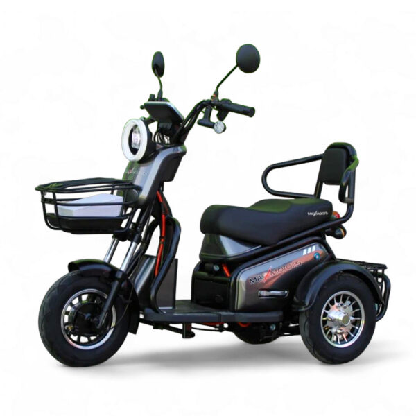 Двуместна електрическа триколка max motors pudding 1800w, ce сертификат