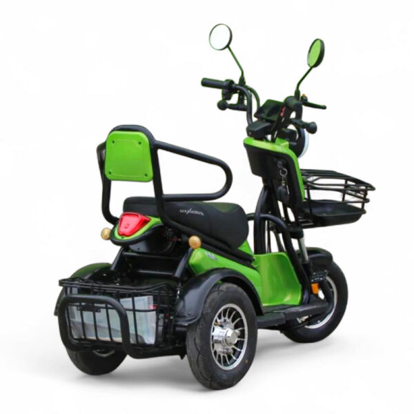 Двуместна електрическа триколка max motors pudding 1800w, ce сертификат