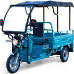 Електрическа карго товарна триколка s 800 с покрив, 2000w, 45ah, 60v, със сертификат