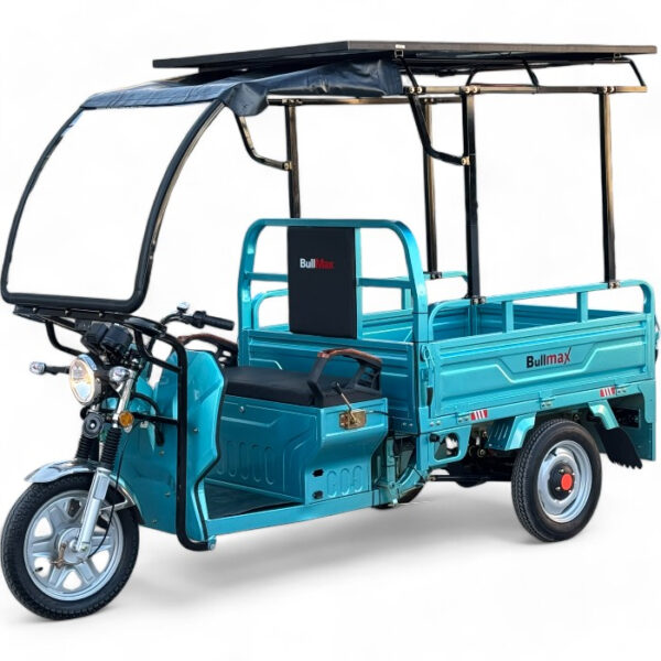 Селскостопанска cargo соларна триколка s 800, 2000w, 600кг товароносимост, соларен панел, със сертификат