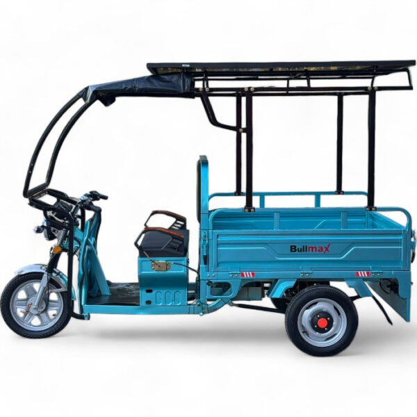Селскостопанска cargo соларна триколка s 800, 2000w, 600кг товароносимост, соларен панел, със сертификат