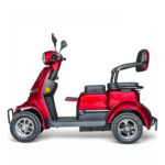 Двуместна електрическа четириколка comfort duo, 2000w, 60v, 20ah, ce сертификат, червен металик