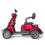 Двуместна електрическа четириколка volt electric comfort duo, 2000w, 60v, 20ah, ce сертификат, червен металик