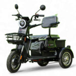 Електрическа триколка max motors x1 1500w, 48v, 20ah, 10" джанти, черен металик