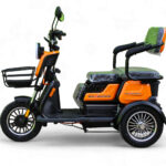 Електрическа триколка max motors x1 1500w, 48v, 20ah, 10" джанти, оранжев металик