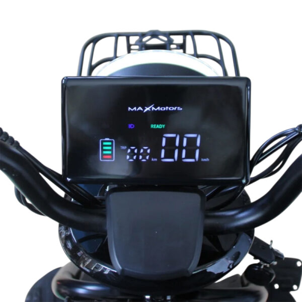 Електрическа триколка max motors x1 1500w, 48v, 20ah, 10" джанти, червен металик (Копие)
