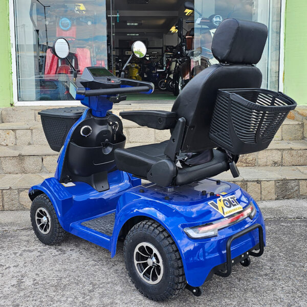 Инвалидна електрическа четириколка volt electric n3 admiral, син металик
