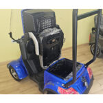 Електрическа четириколка с покрив max motors fm4 син металик (1500w, 60v, 20ah)