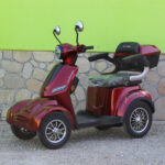 Електкрическа четириколка max motors fm4, 1500w, 60v, 20ah, червен металик