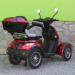 Електкрическа четириколка max motors fm4, 1500w, 60v, 20ah, червен металик