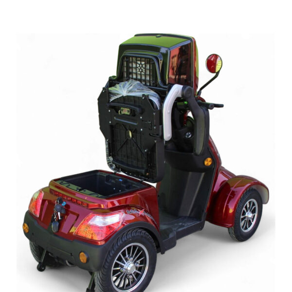 Електкрическа четириколка max motors fm4, 1500w, 60v, 20ah, червен металик
