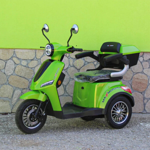 Електрическа триколка max motors fm1 1500w, 60v, 20ah, червен металик (Копие)