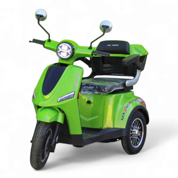 Електрическа триколка max motors fm1 1500w, 60v, 20ah, червен металик (Копие)