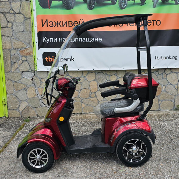 Електрическа четириколка с покрив max motors fm4 blue (1500w, 60v, 20ah)