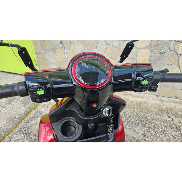 Електрическа четириколка с покрив max motors fm4 blue (1500w, 60v, 20ah)