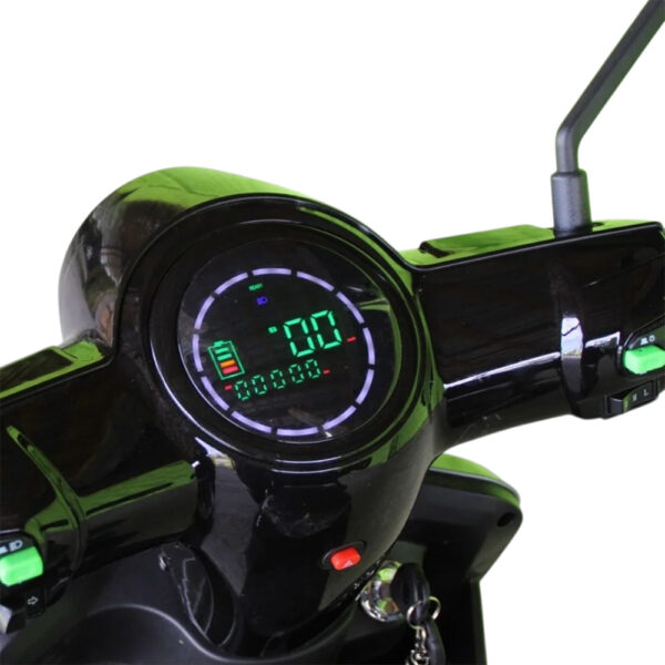 Електрическа триколка max motors fm1 1500w, 60v, 20ah, електриково зелено, металик (Копие)