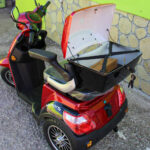 Електрическа триколка max motors fm1 1500w, 60v, 20ah, червено бордо