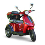 Електрическа триколка max motors fm1 1500w, 60v, 20ah, червено бордо
