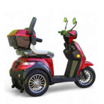 Електрическа триколка max motors fm1 1500w, 60v, 20ah, червено бордо