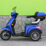 Електрическа триколка max motors fm1 1500w, 60v, 20ah, син металик