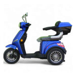 Електрическа триколка max motors fm1 1500w, 60v, 20ah, син металик