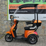 Електрическа четириколка с покрив max motors fm1, оранжева (1500w, 60v, 20ah)