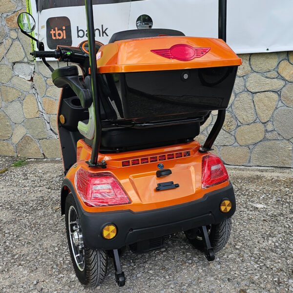 Електрическа четириколка с покрив max motors fm1, оранжева (1500w, 60v, 20ah)