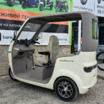 Триместна електрическа триколка max motors luxury bus ivory white (1500w, 60v, 20ah)
