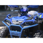 Двуместно бензиново atv bullmax zigo 150cc, полуавтомат, с теглич, синьо, 55km/h