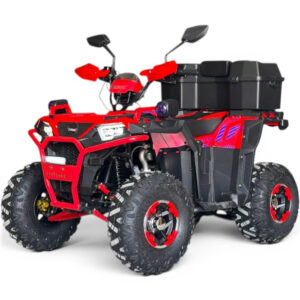 Двуместно бензиново atv bullmax zigo 150cc, червен цвят, с теглич. 7500rpm, 55km/h