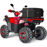 Двуместно бензиново atv bullmax zigo 150cc, червен цвят, с теглич. 7500rpm, 55km/h