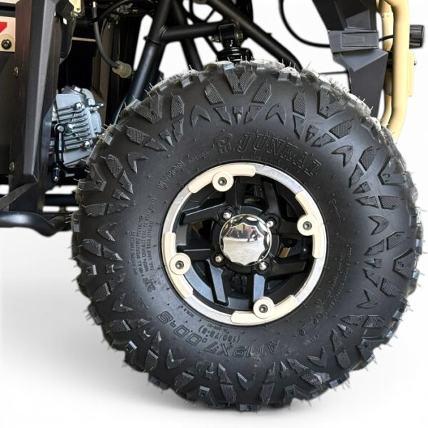 Двуместно бензиново atv bullmax zigo 150cc, червен цвят, с теглич. 7500rpm, 55km/h