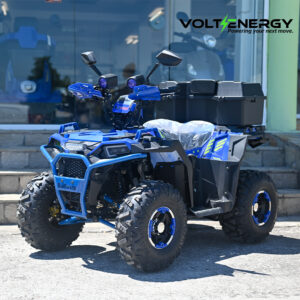 Двуместно бензиново ATV Bullmax ZIGO 150cc, син цвят, с теглич. 7500rpm, 55km/h