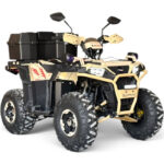 Двуместно бензиново atv bullmax zigo 150cc, цвят desert sand, с теглич. 7500rpm, 55km/h