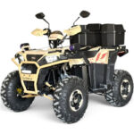Двуместно бензиново atv bullmax zigo 150cc, цвят desert sand, с теглич. 7500rpm, 55km/h