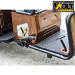 Двуместна карго електрическа триколка volt energy a10 1500w, 48v, 20ah, златистокафява