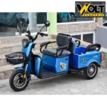 Двуместна карго електрическа триколка volt energy a10 1500w, 48v, 20ah, червен металик