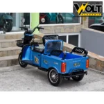 Двуместна карго електрическа триколка volt energy a10 1500w, 48v, 20ah, червен металик