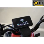 Двуместна карго електрическа триколка volt energy a10 1500w, 48v, 20ah, червен металик
