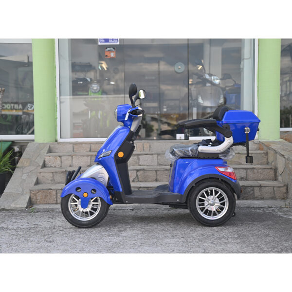 Електрическа Четириколка volt electric fm4 led, син цвят