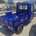 Професионална товарна електрическа триколка с кабина, товароносимост 600 кг, bullmax cargo cab 4000w, синя
