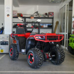 Двуместно бензиново atv bullmax maxo pro 150cc, полуавтомат, червено