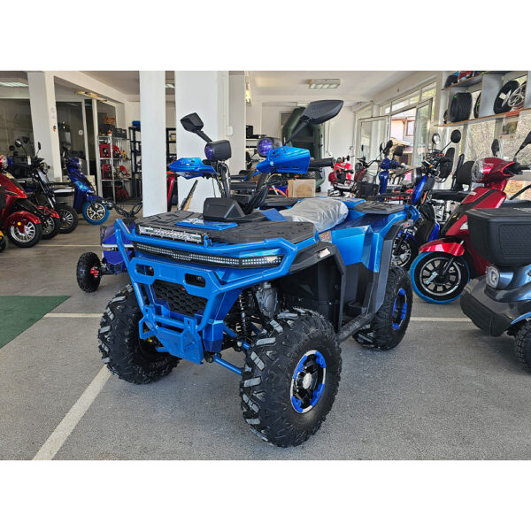 Двуместно бензиново atv bullmax maxo pro 150cc, полуавтомат, синьо