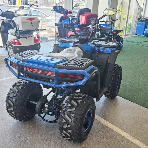 Двуместно бензиново atv bullmax maxo pro 150cc, полуавтомат, синьо