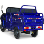 Триместна товарна електрическа карго триколка, 3500w, 600кг товароносимост, мощни батерии, 80км пробег, bullmax b2000